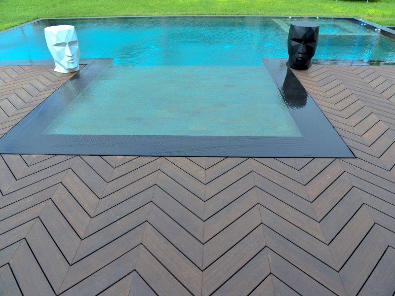 Bambus Chevron hladký 20x137 mm