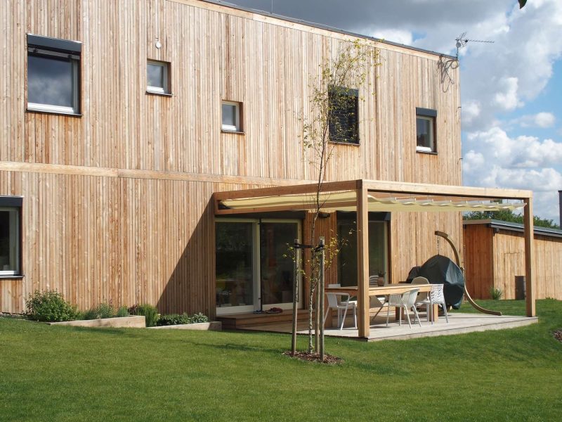 Pergola z lepeného sibiřského modřínu